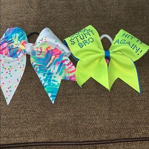 Cheer hair bows bundle